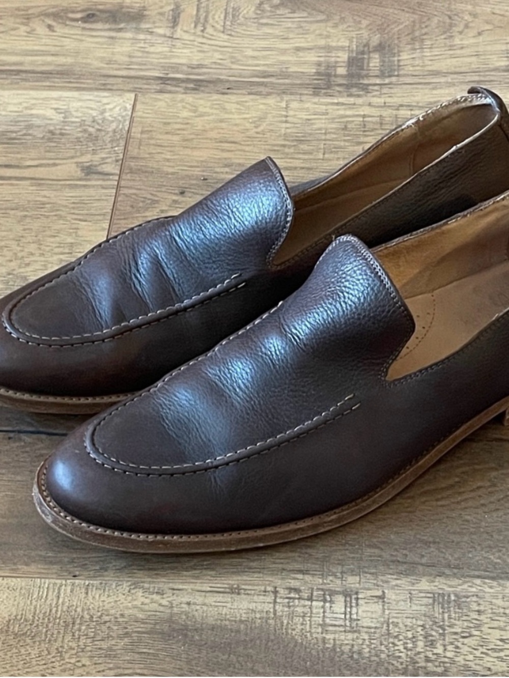 Men's Warfield & Grand Brown Leather Venetian Loafers